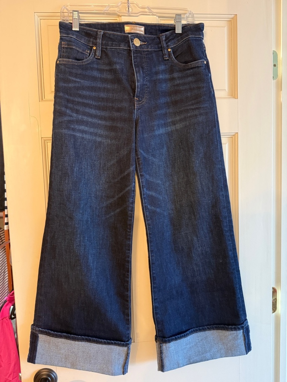 Kut from the Kloth Wide Leg Dark Blue Women's Jeans - Classic Denim